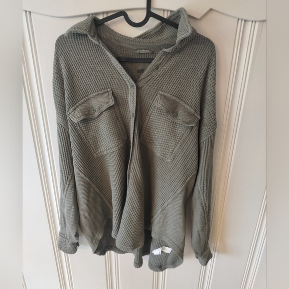 aerie Tops - aerie Oversized Green Top